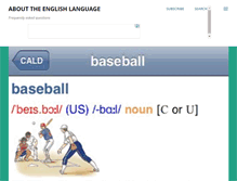 Tablet Screenshot of englishlanguagefaqs.com